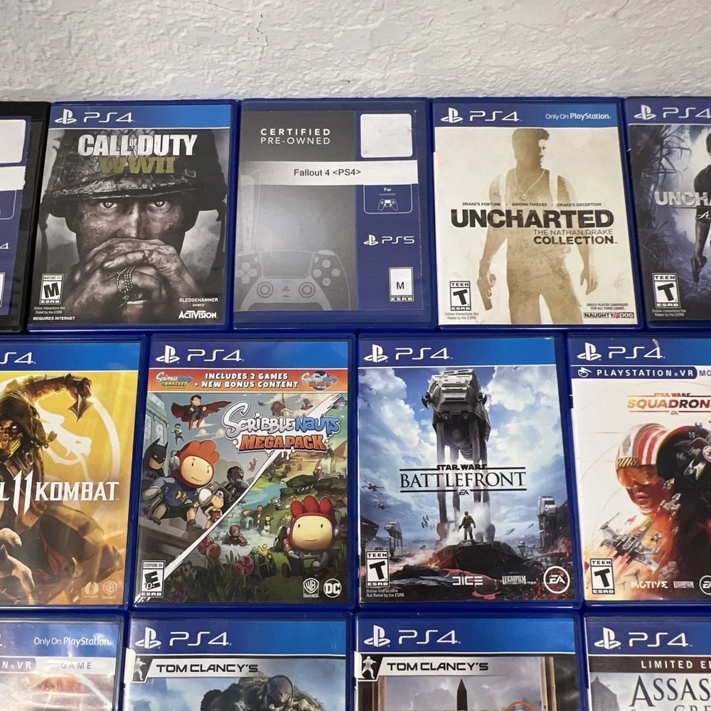 PS4 Lot Of 23 Games Resident Evil, Uncharted, Call Of Duty, Horizon, Dying Light